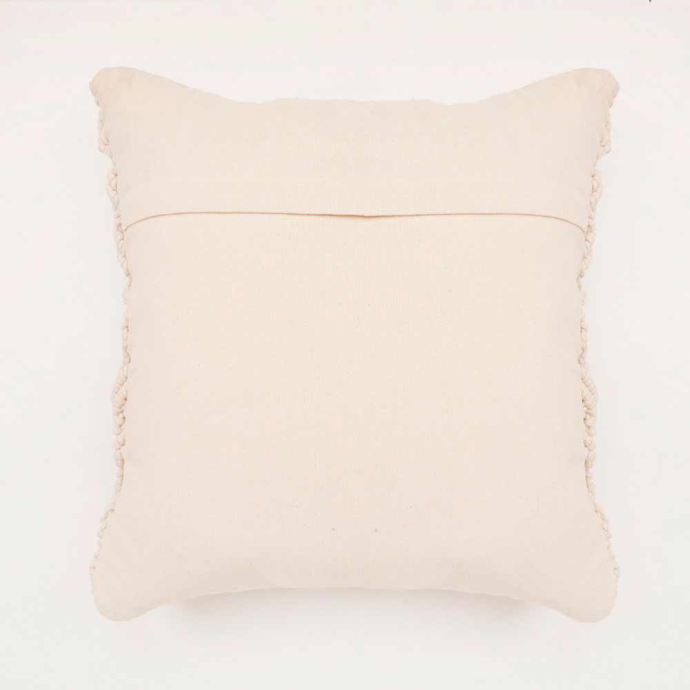 Cushion Cover, (i465_1_16_1), Cushion With OFF-White Color, Cushion For Living & Bedroom Area, Cushion - VT15201