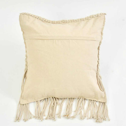 Cushion Cover, (i461_1_16_1), Cushion With OFF-White Color, Cushion For Living & Bedroom Area, Cushion - VT15206