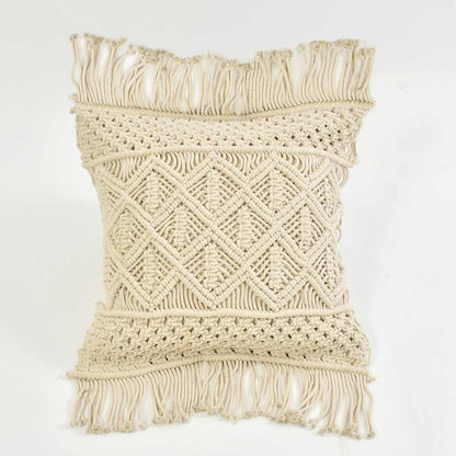 Cushion Cover, (i460_1_16_1), Cushion With OFF-White Color, Cushion For Living & Bedroom Area, Cushion - VT15207