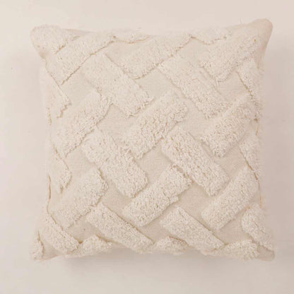 Cushion Cover, (i450_1_16_1), Cushion With White Color, Cushion For Living & Bedroom Area, Cushion - VT15218