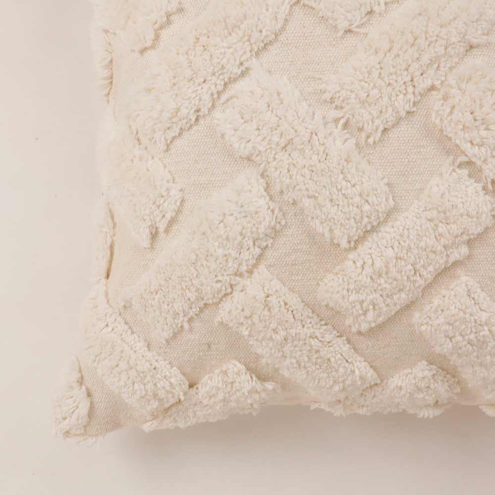 Cushion Cover, (i450_1_16_1), Cushion With White Color, Cushion For Living & Bedroom Area, Cushion - VT15218