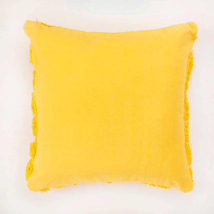 Cushion Cover, (i450_3_16_1), Cushion With Yellow Color, Cushion For Living & Bedroom Area, Cushion - VT15220