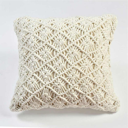 Cushion Cover, (i436_1_18_1), Cushion With OFF-White Color, Cushion For Living & Bedroom Area, Cushion - VT15221