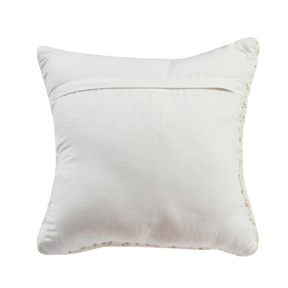 Cushion Cover, (i436_1_18_1), Cushion With OFF-White Color, Cushion For Living & Bedroom Area, Cushion - VT15221