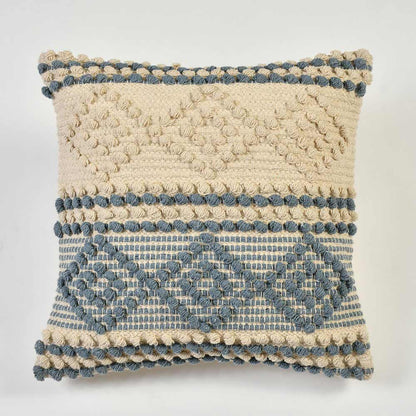 Cushion Cover, (i424_16_1), Cushion With Blue Color, Cushion For Living & Bedroom Area, Cushion - VT15230