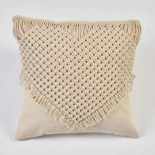 Cushion Cover, (i423_16_1), Cushion With OFF-White Color, Cushion For Living & Bedroom Area, Cushion - VT15231