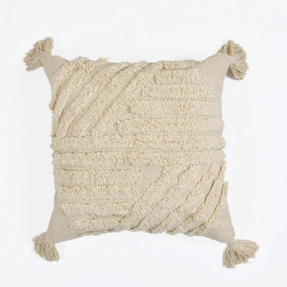 Cushion Cover, (i349_16_1), Cushion With OFF-White Color, Cushion For Living & Bedroom Area, Cushion - VT15232