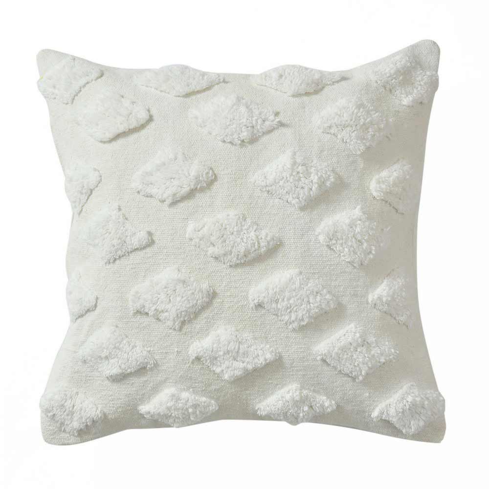 Cushion Cover, (i342_1_16_1), Cushion With White Color, Cushion For Living & Bedroom Area, Cushion - VT15234