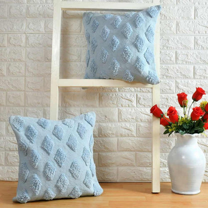 Cushion Cover, (i342_2_16_1), Cushion With Blue Color, Cushion For Living & Bedroom Area, Cushion - VT15235