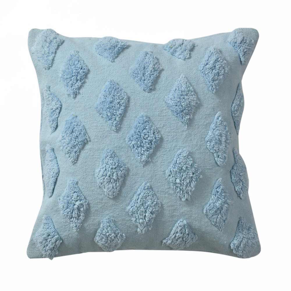 Cushion Cover, (i342_2_20_1), Cushion With Blue Color, Cushion For Living & Bedroom Area, Cushion - VT15236