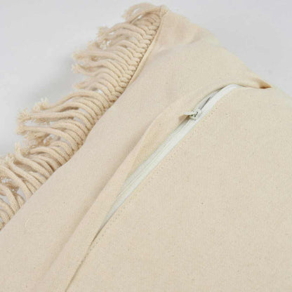 Cushion Cover, (i255_1_24_1), Cushion With OFF-White Color, Cushion For Living & Bedroom Area, Cushion - VT15241