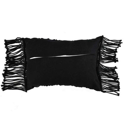 Cushion Cover, (i236_1_1), Cushion With Black Color, Cushion For Living & Bedroom Area, Cushion - VT15249