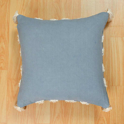 Cushion Cover, (i231_1_16_1), Cushion With Blue & OFF-White Color, Cushion For Living & Bedroom Area, Cushion - VT15252