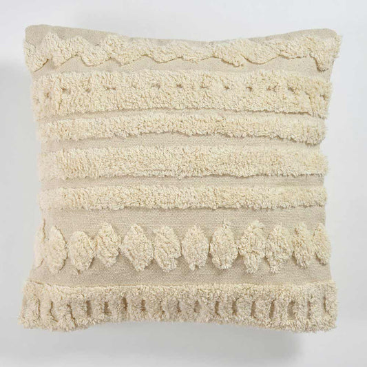 Cushion Cover, (i222_1_20_1), Cushion With OFF-White Color, Cushion For Living & Bedroom Area, Cushion - VT15259