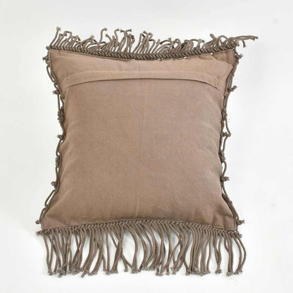 Cushion Cover, (i217_4_16_1), Cushion With Grey Color, Cushion For Living & Bedroom Area, Cushion - VT15272