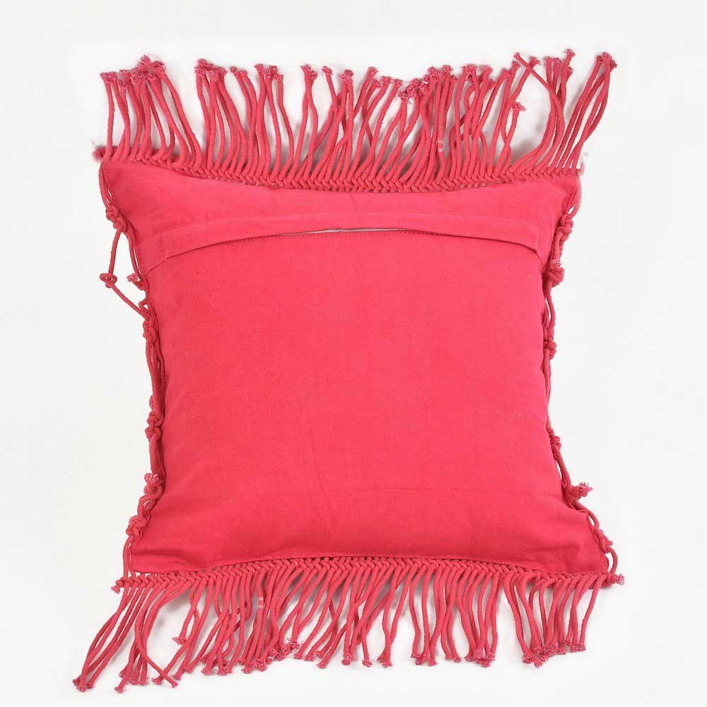 Cushion Cover, (i217_5_16_1), Cushion With Pink Color, Cushion For Living & Bedroom Area, Cushion - VT15273