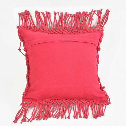 Cushion Cover, (i217_5_16_1), Cushion With Pink Color, Cushion For Living & Bedroom Area, Cushion - VT15273