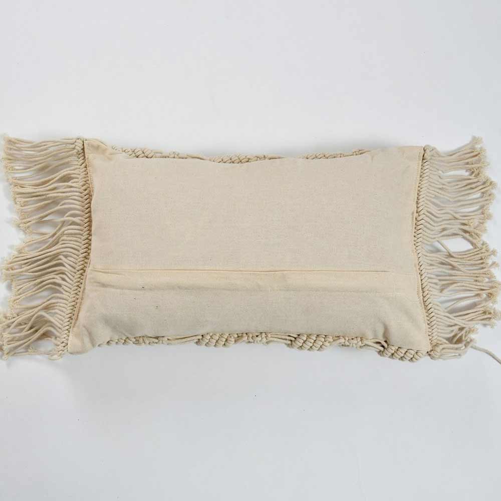 Cushion Cover, (i214_2_1), Cushion With OFF-White Color, Cushion For Living & Bedroom Area, Cushion - VT15279