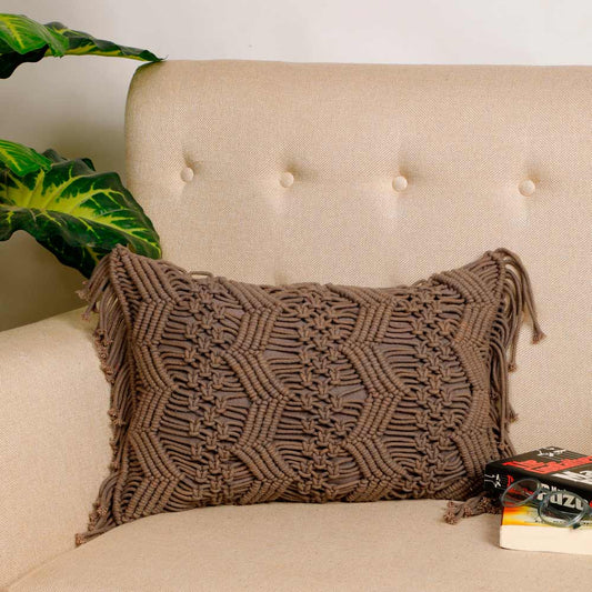 Cushion Cover, (i214_4_1), Cushion With Grey Color, Cushion For Living & Bedroom Area, Cushion - VT15281