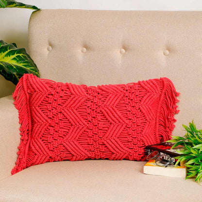 Cushion Cover, (i214_5_1), Cushion With Pink Color, Cushion For Living & Bedroom Area, Cushion - VT15282