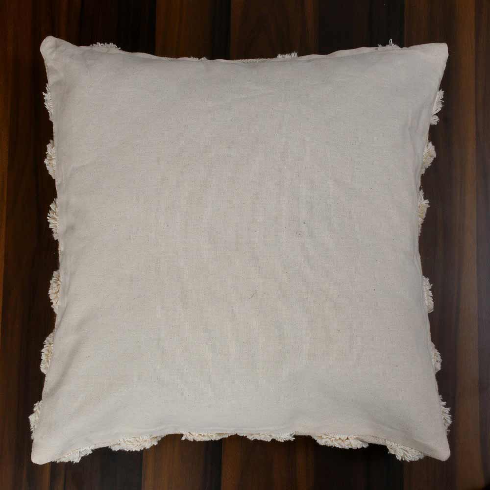 Cushion Cover, (i121_16_1), Cushion With White Color, Cushion For Living & Bedroom Area, Cushion - VT15287