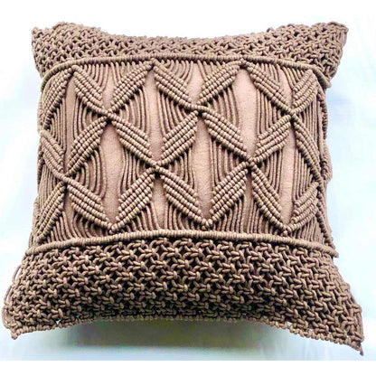 Cushion Cover, (i110_4_16_1), Cushion With Grey Color, Cushion For Living & Bedroom Area, Cushion - VT15291