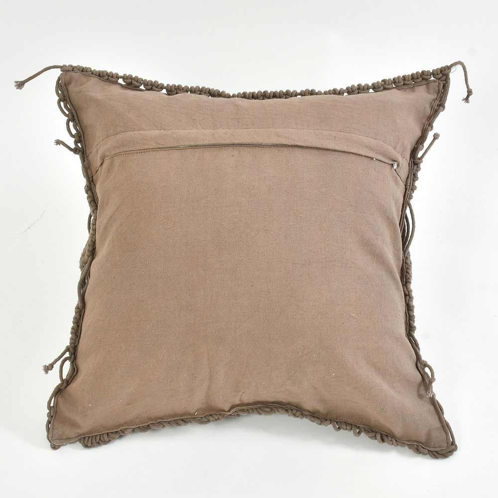 Cushion Cover, (i110_4_16_1), Cushion With Grey Color, Cushion For Living & Bedroom Area, Cushion - VT15291