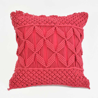 Cushion Cover, (i110_5_16_1), Cushion With Pink Color, Cushion For Living & Bedroom Area, Cushion - VT15292