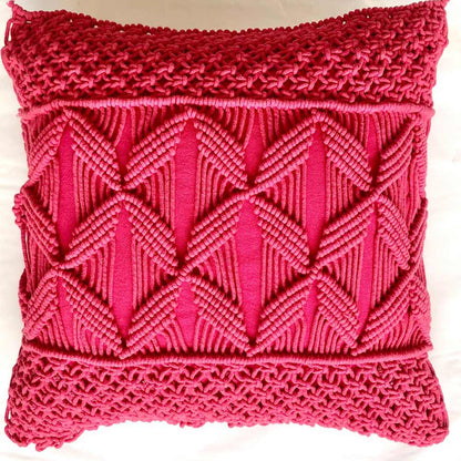 Cushion Cover, (i110_5_16_1), Cushion With Pink Color, Cushion For Living & Bedroom Area, Cushion - VT15292