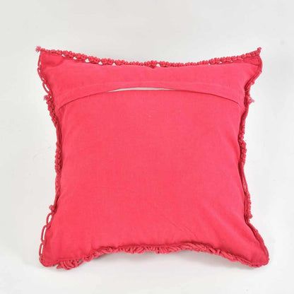 Cushion Cover, (i110_5_16_1), Cushion With Pink Color, Cushion For Living & Bedroom Area, Cushion - VT15292