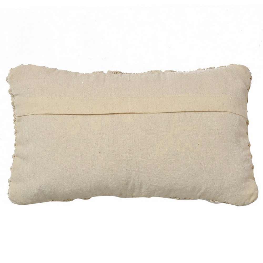 Cushion Cover, (i110_2_1), Cushion With OFF-White Color, Cushion For Living & Bedroom Area, Cushion - VT15299