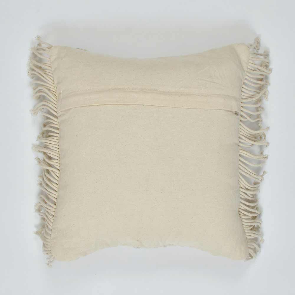 Cushion Cover, (i105_1_12_1), Cushion With OFF-White Color, Cushion For Living & Bedroom Area, Cushion - VT15303