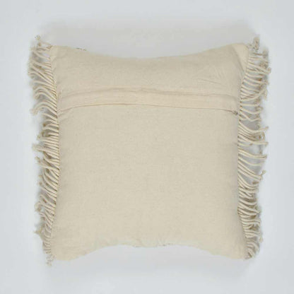 Cushion Cover, (i105_1_12_1), Cushion With OFF-White Color, Cushion For Living & Bedroom Area, Cushion - VT15303