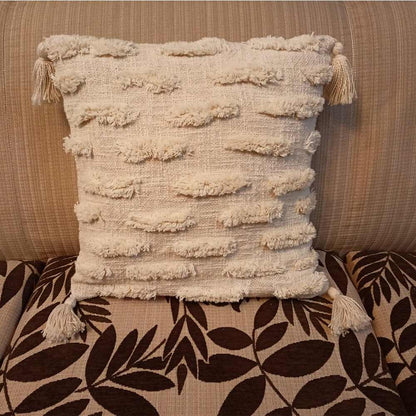 Cushion Cover, (i88_1_16_1), Cushion With OFF-White Color, Cushion For Living & Bedroom Area, Cushion - VT15310