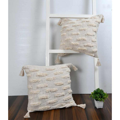 Cushion Cover, (i88_1_16_1), Cushion With OFF-White Color, Cushion For Living & Bedroom Area, Cushion - VT15310