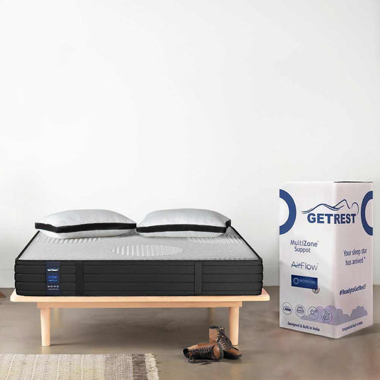 GR1207, GetRest 6" Half Firm Half Soft Mattress with Zoned Support & Cool Gel Memory Foam 75x35x6inches, Mattress - VT15405