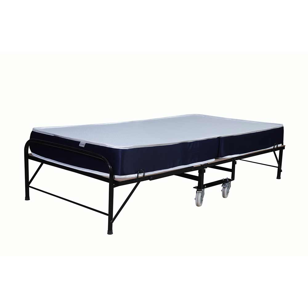 Mattress, (BDDG9YYWXFSHKWYH) Loom & Needles Rollaway Bed with 6" Mattress Single Metal Bed, Mattress - VT15806