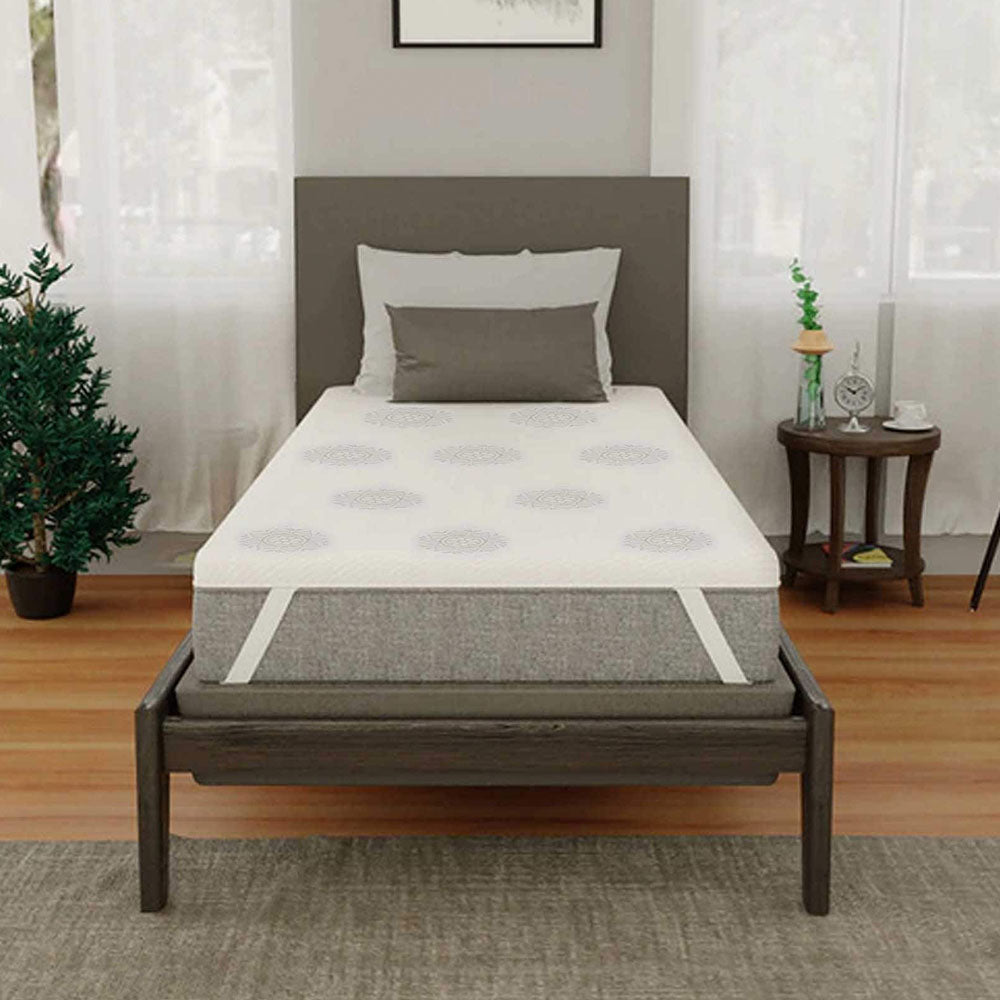 Mattress, CU_MFT_72x36x2 (CLOUDE) Memory Foam 2 Inch Single Size Soft Orthopedic Mattress Topper, Mattress - VT15847