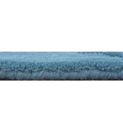 Rugs, (Presto) ICHT1719C5X5, Blue Color Traditional Hand Tufted Round Wool Carpet-VT15919-60X60 inches