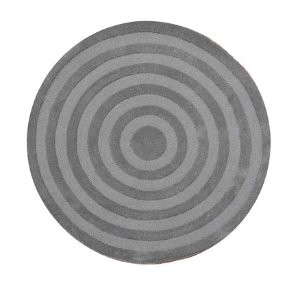 Rugs, (Presto), ICHT1740C4X4, Grey Color Solid Hand Tufted Round Wool Carpet-VT15922-48X48 inches