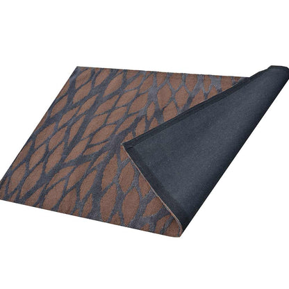 Rugs, (Presto) ICKC112C2X5, Brown and Grey Abstract Polyester Carpet-VT15924-22X55 inches