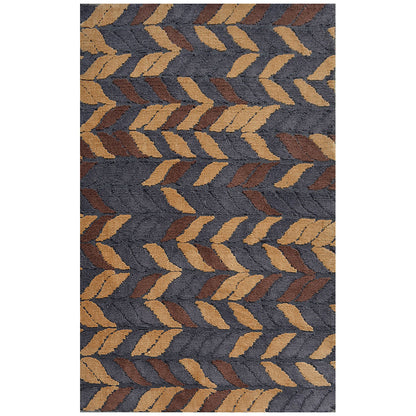 Rugs, (Presto), ICKC12C4X6, Multicolor Abstract Polyester Carpet-VT15930-48X72 inches
