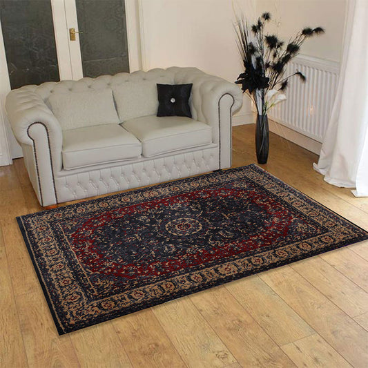 Rugs, (Presto), ICKC131C4X6, Red & Beige Ethnic Polyester Carpet-VT15931-48X72 inches