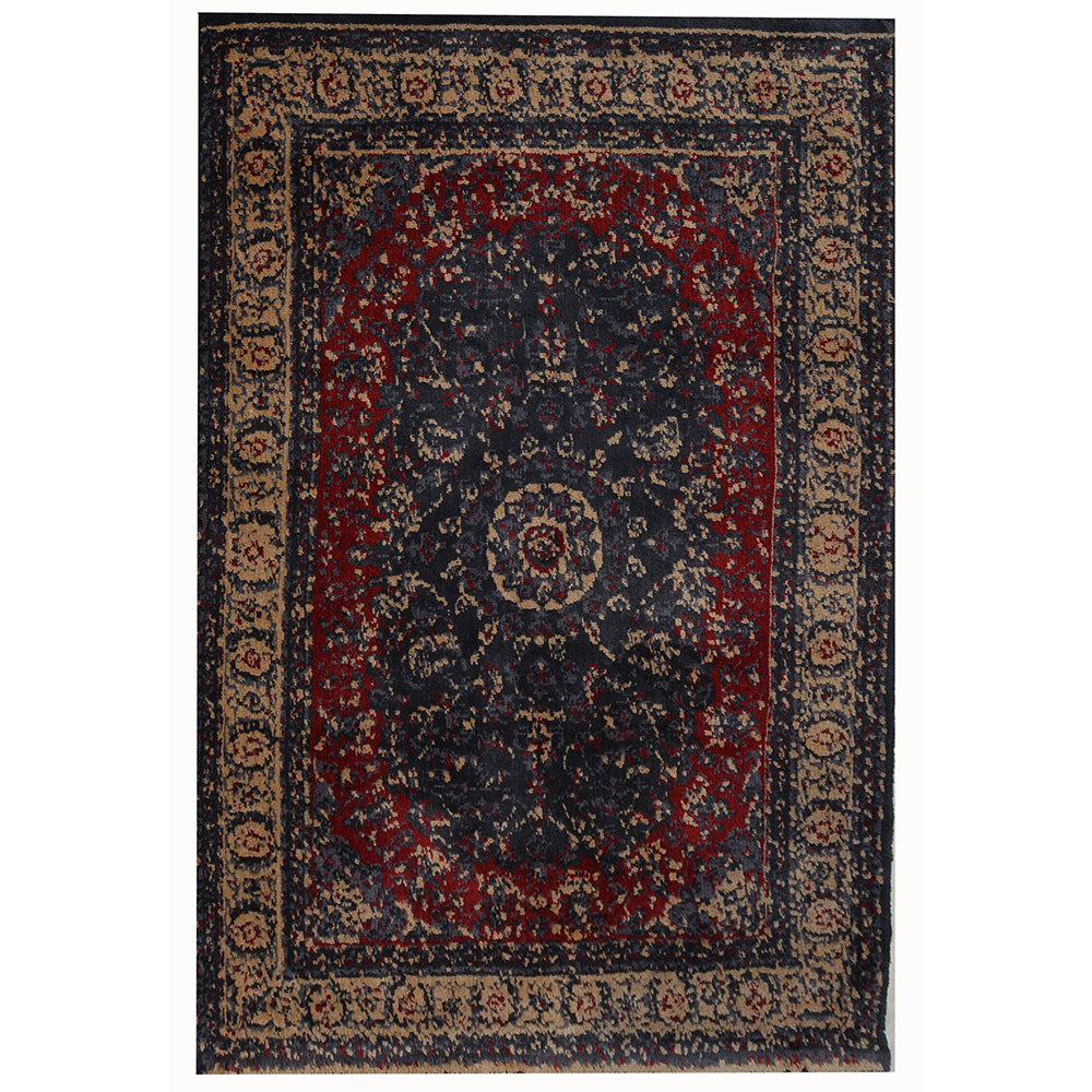 Rugs, (Presto), ICKC131C5X8, Red & Beige Ethnic Polyester Carpet-VT15931-60X96 inches