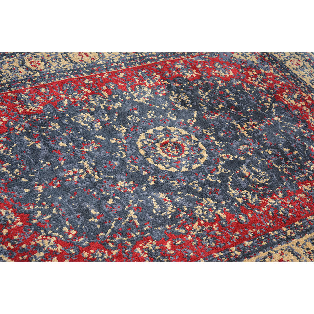 Rugs, (Presto) ICKC131C2X5, Red & Beige Ethnic Polyester Carpet, Rugs - VT 15931