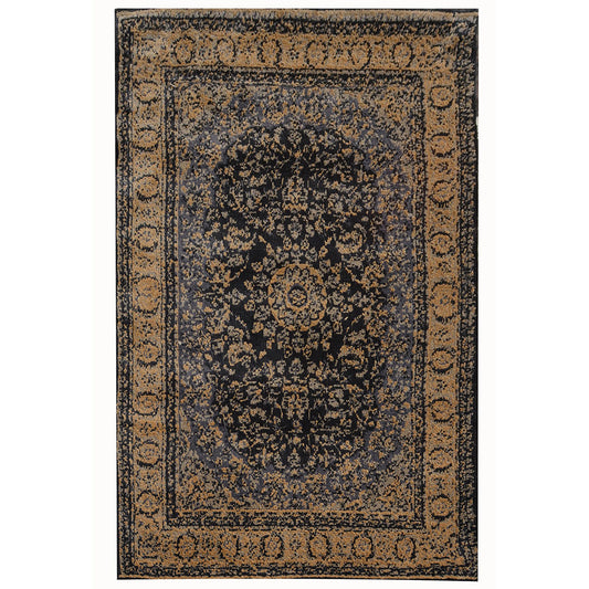 Rugs, (Presto) ICKC135C2X5, Blue & Beige Ethnic Polyester Carpet-VT15932-22X55 inches