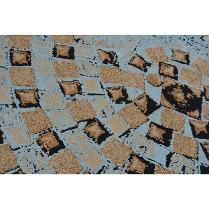 Rugs, (Presto), ICKC149C5X8, Blue and Black Abstract Polyester Carpet-VT15934-60X96 inches