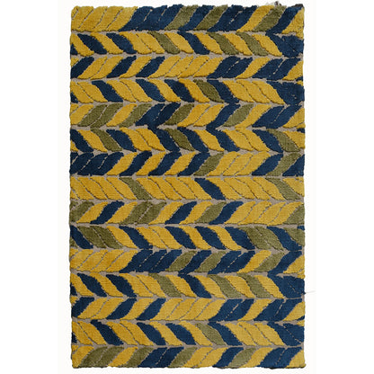 Rugs, (Presto), ICKC14C3X5, Grey, Beige & Orange color Floral Polyester Carpet-VT15935-36X60 inches