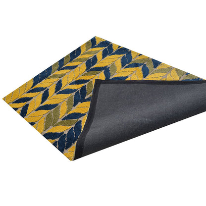 Rugs, (Presto), ICKC14C5X8, Grey, Beige & Orange color Floral Polyester Carpet-VT15935-60X96 inches