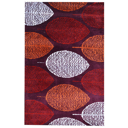 Rugs, (Presto), ICKC167C5X8, Brown & Beige Floral Polyester Carpet-VT15938-60X96 inches